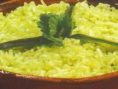 Receta de arroz verde o poblano comida mexicana