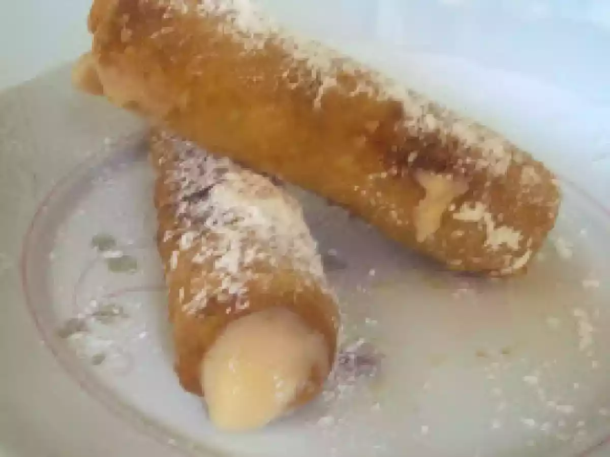 RECETA DE CAÑAS RELLENAS DE CREMA - foto 2