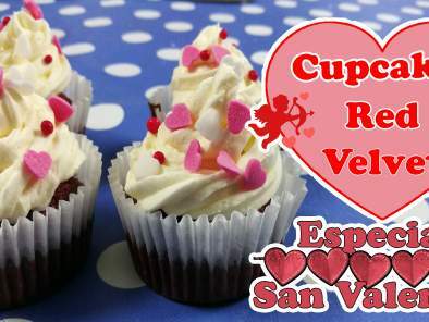 Receta de Cupcakes red velvet | especial san valentín