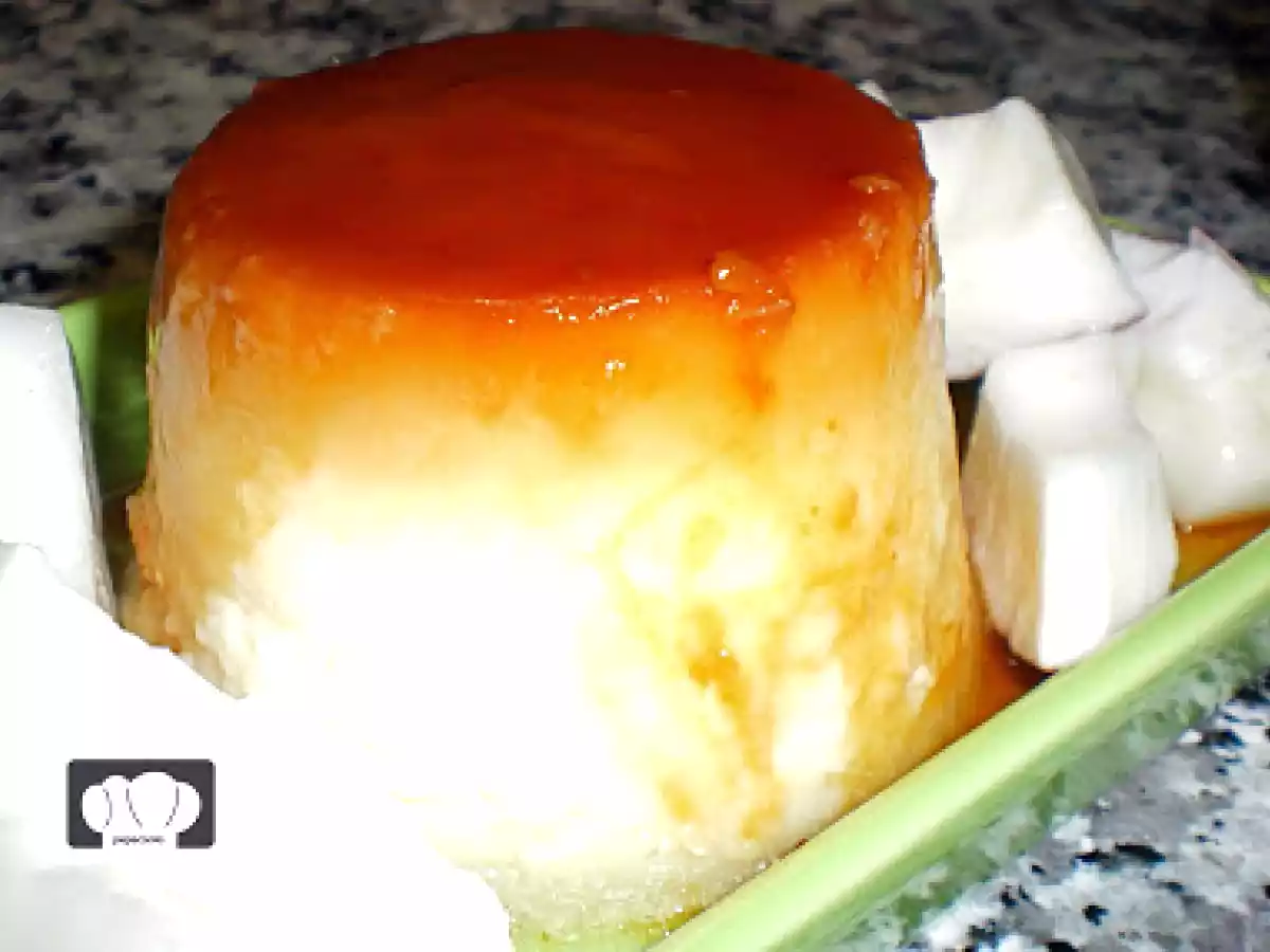 Receta de flan de coco