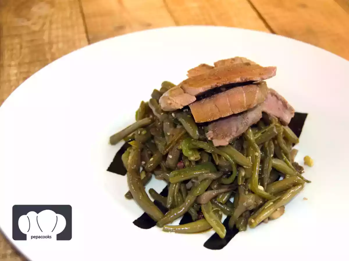 Receta de judias verdes salteadas a la pimienta de Szechuan - foto 2