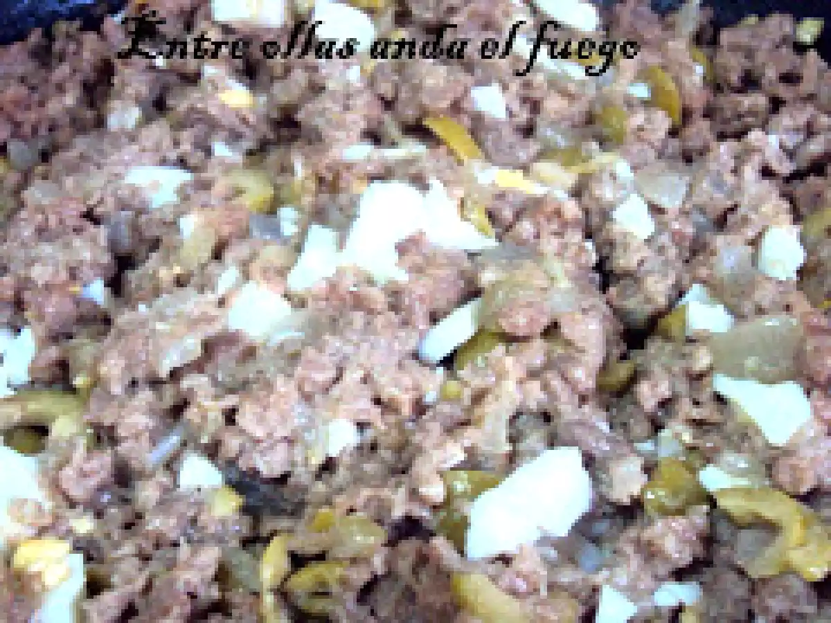 RECETA DE MERLUZA RELLENA DE PICADILLO DE CARNE