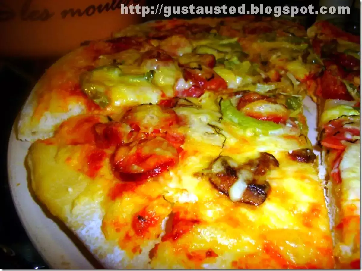 RECETA DE PIZZA SUPER SUPEREMA Y PIZZA DE MARISCOS - foto 6