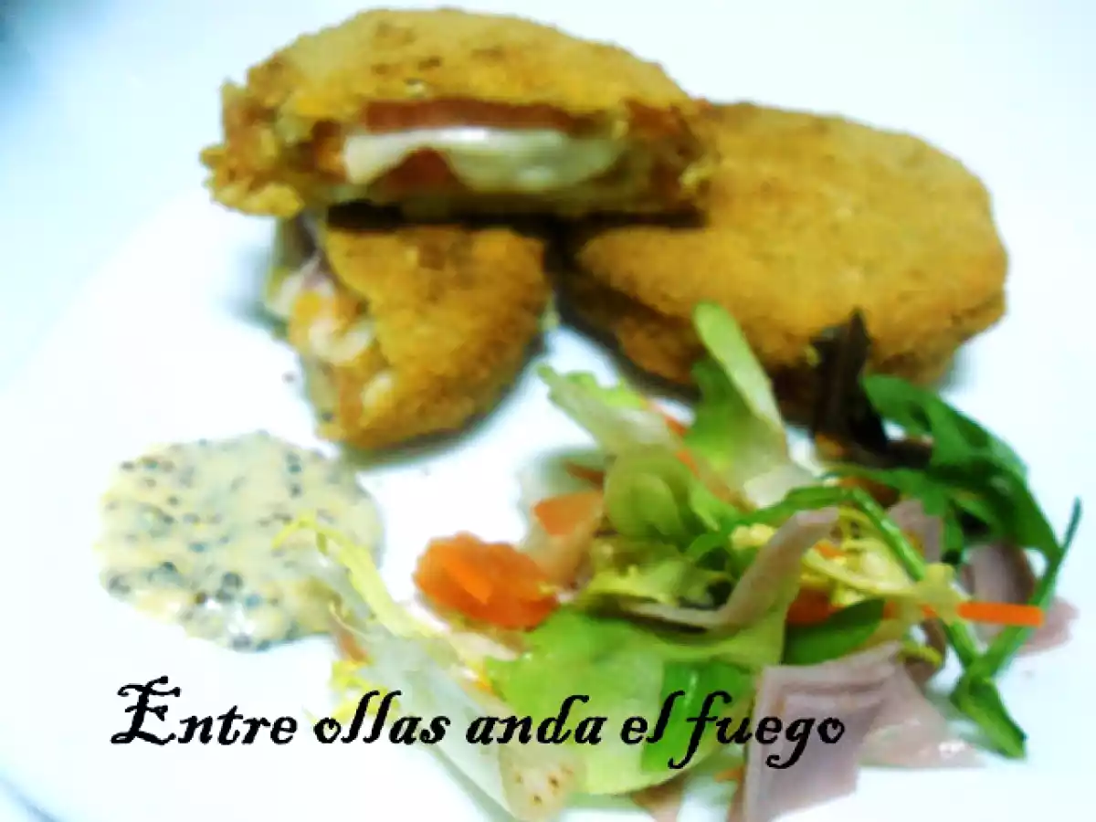 RECETA DE TOMATES FRITOS RELLENOS DE JAMÓN Y QUESO - foto 4