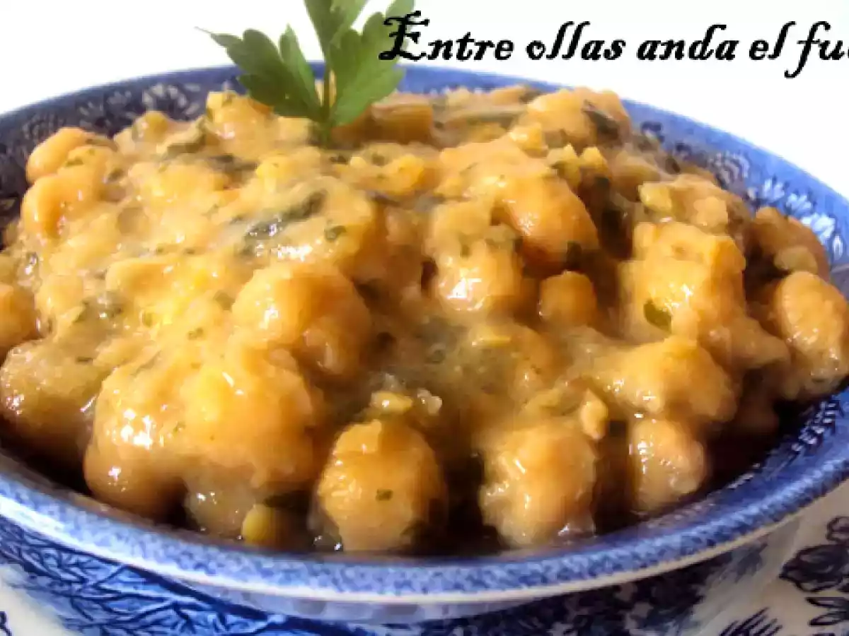 RECETA DEL POTAJE DE GARBANZOS DE LA MARQUESA DE PARABERE