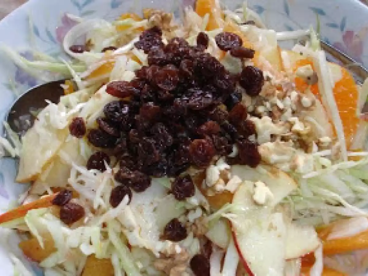 Receta ENSALADA DE COL DE HOJA AGRI-DULCE