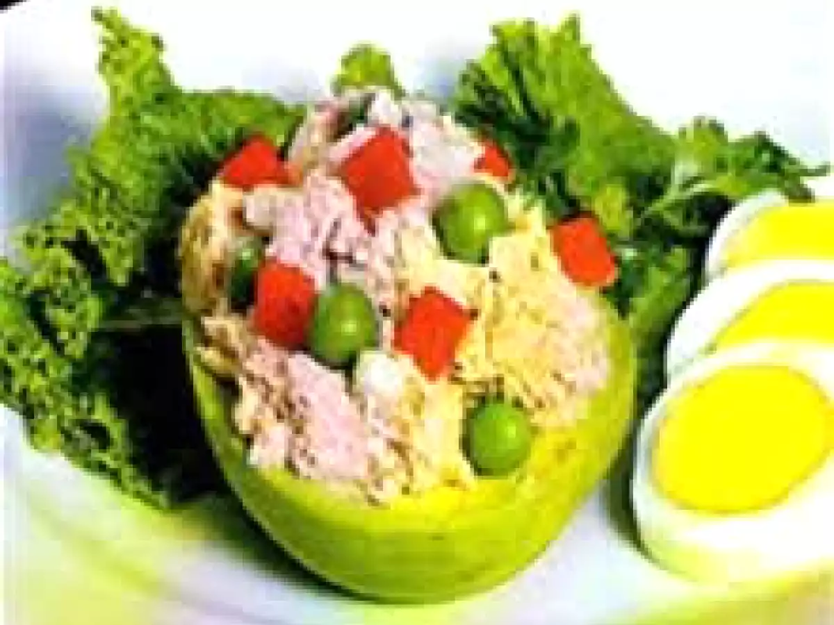 Receta Ensalada Palta Rellena