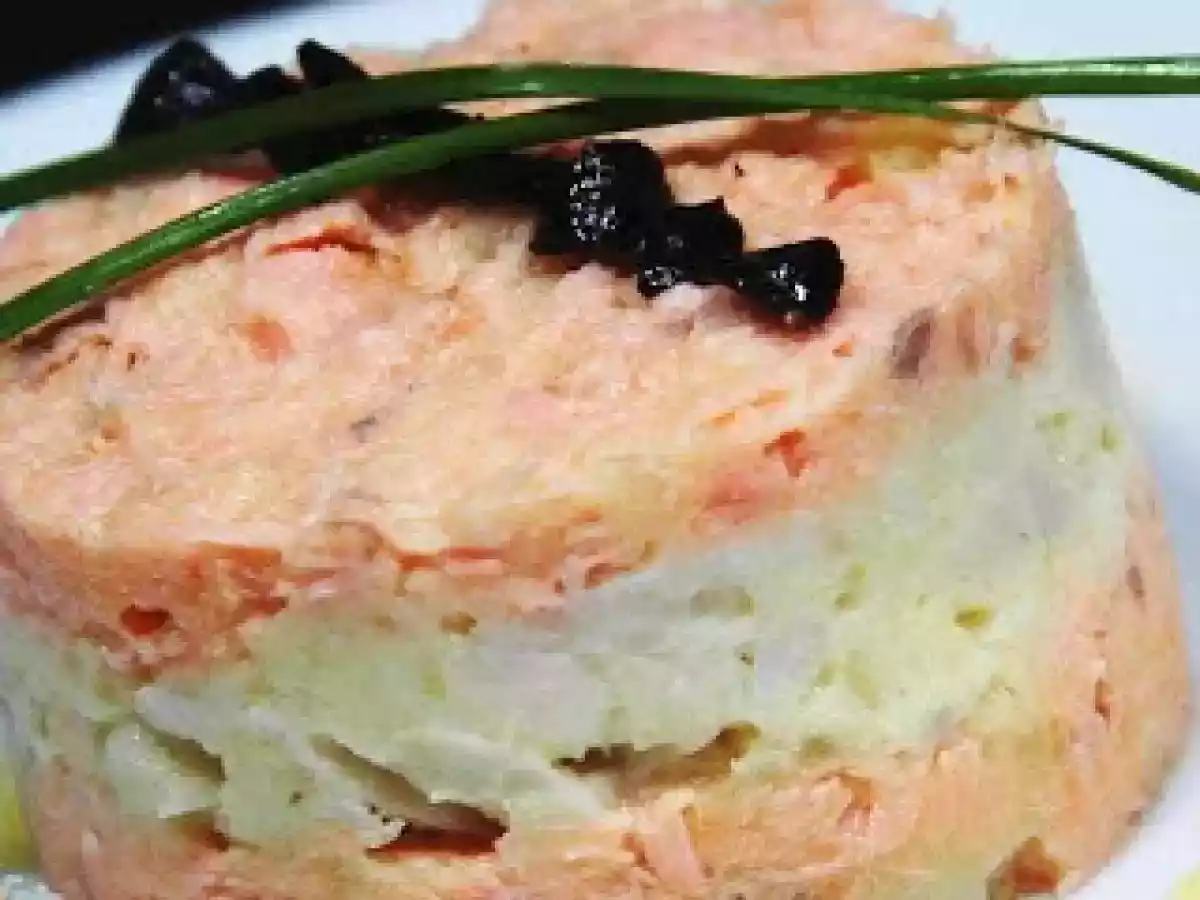 Receta ENTRADA DE SALMON Y PATATAS: