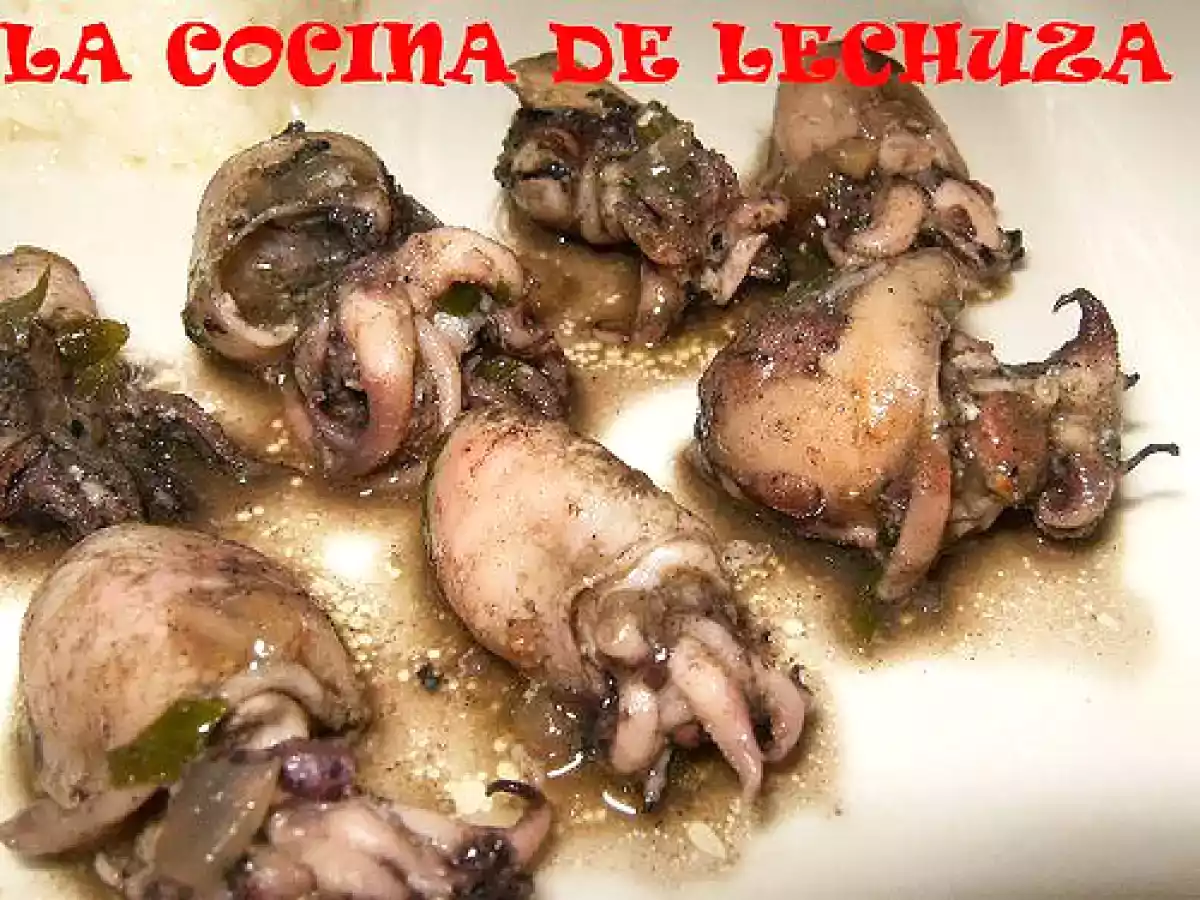 Receta gallega: choquitos de redondela en su tinta