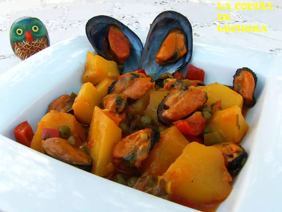 Receta gallega: guiso de mejillones