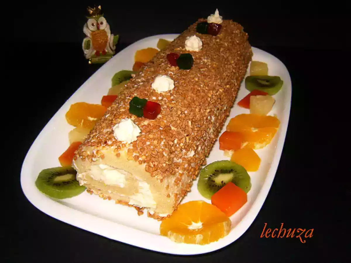 Receta navideña: brazo de gitano con crema de mascarpone