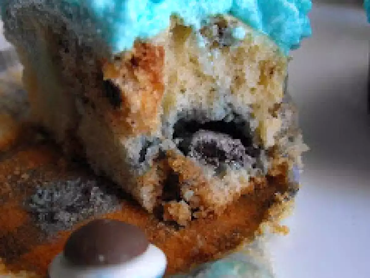 RECETA NUMERO 21 MUFFINS DE COOKIES CON LACASITOS Y MONSTRUO DE LAS GALLETAS - foto 2