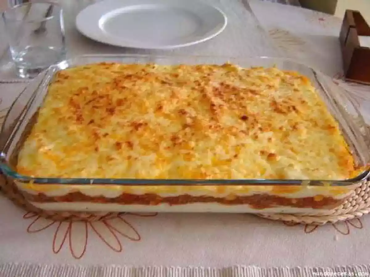 Receta Pastel de carne y espinaca