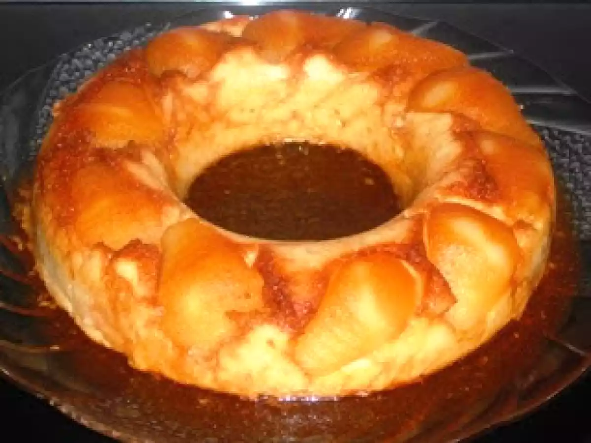 Receta PASTEL DE SEMOLA CON PERAS CARAMELIZADAS - foto 2