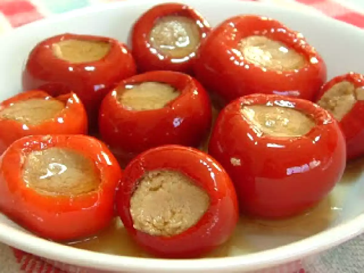 Receta PEPERONCINI PICCANTE RIPIENI