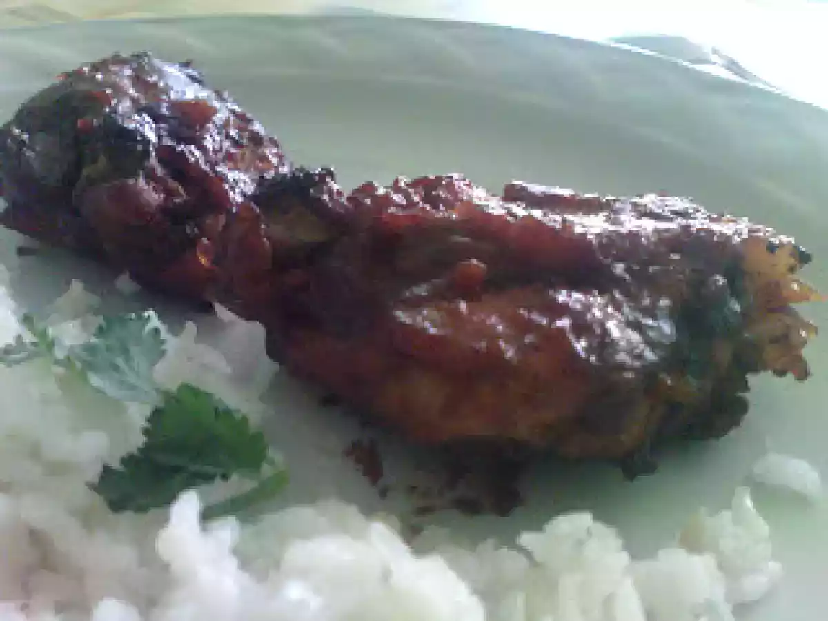 Receta: Pollo BBQ al horno