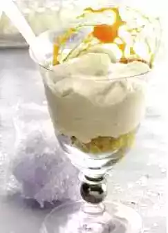 Receta fácil de mousse de turrón con piña deliciosa