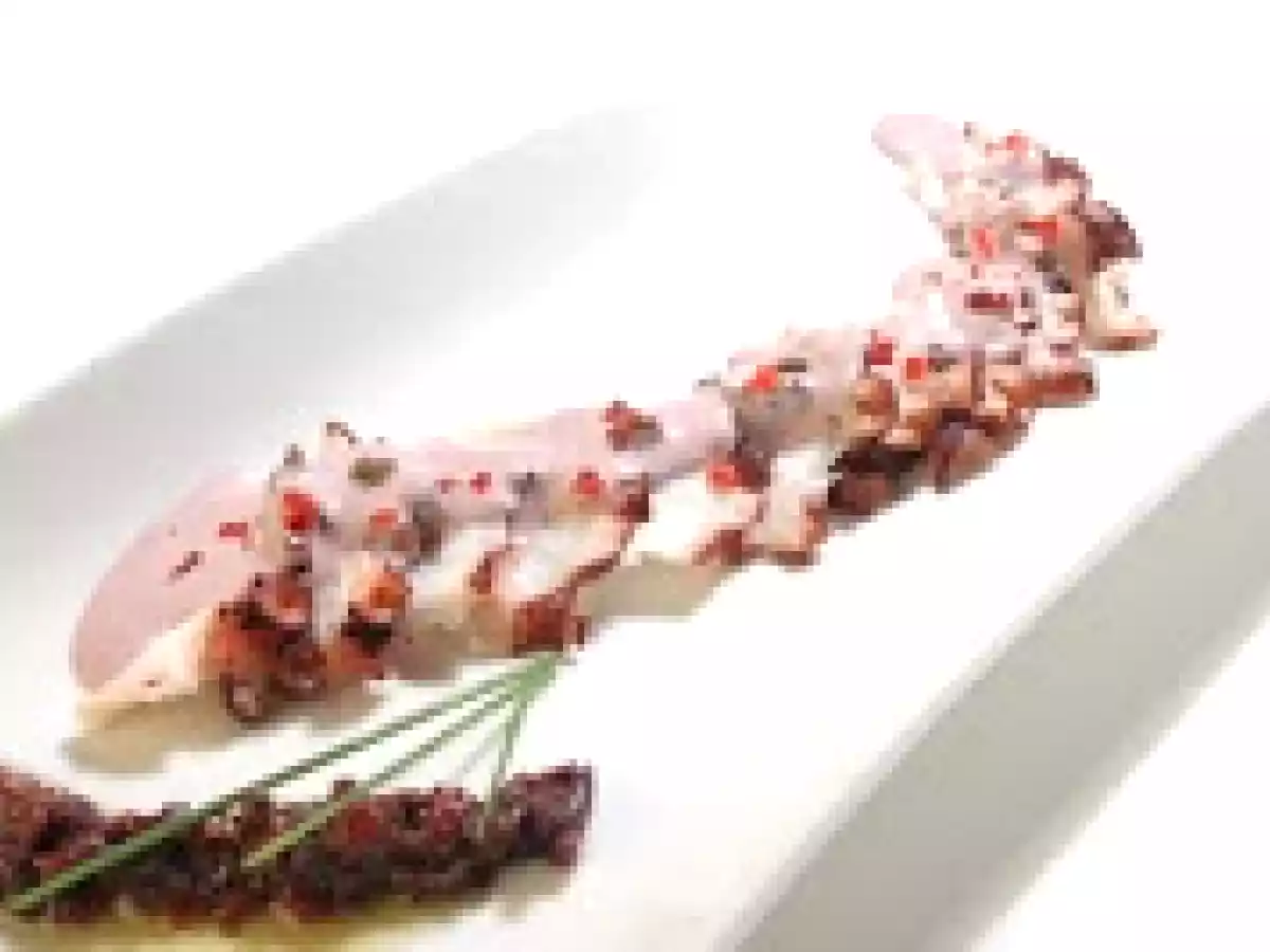 Receta Pulpo al olivo