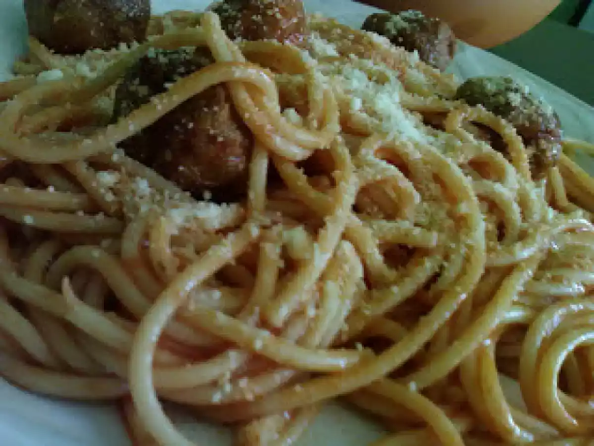 Receta: Spaghetti con albondigas
