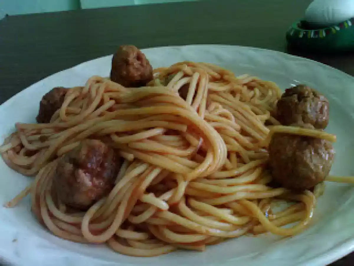 Receta: Spaghetti con albondigas - foto 2