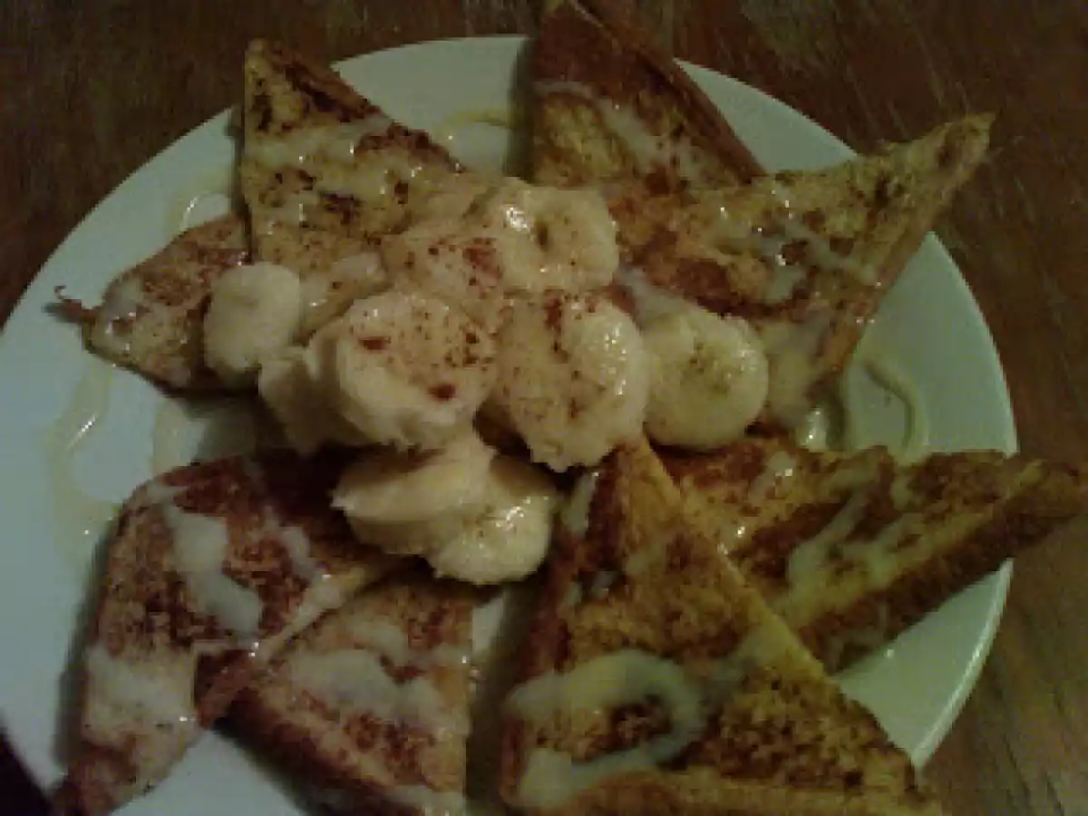 Receta: Tostadas francesas con leche condensada y fruta