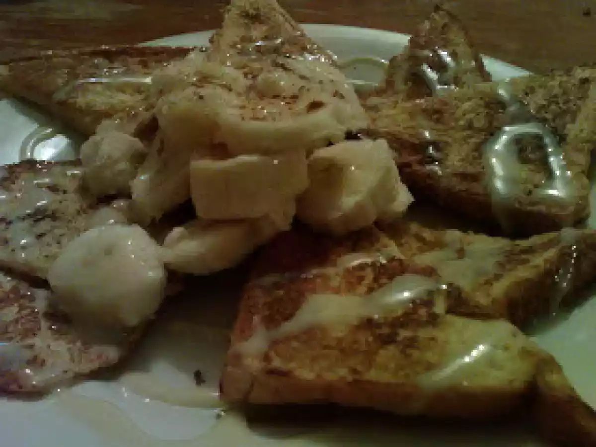 Receta: Tostadas francesas con leche condensada y fruta - foto 2