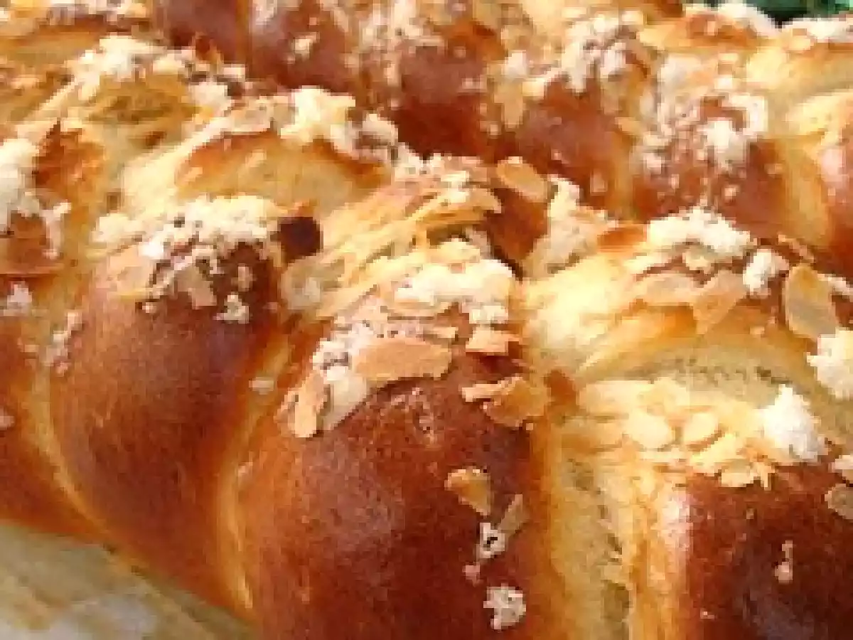 Receta trenza de pascua