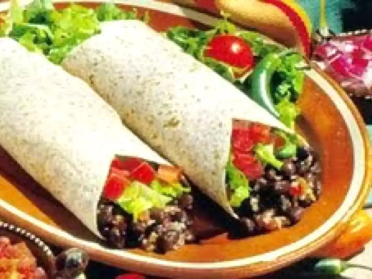 Recetas Burritos con Verduras Picantes