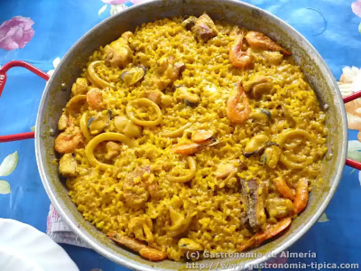 Recetas de paella : Paella de Marisco