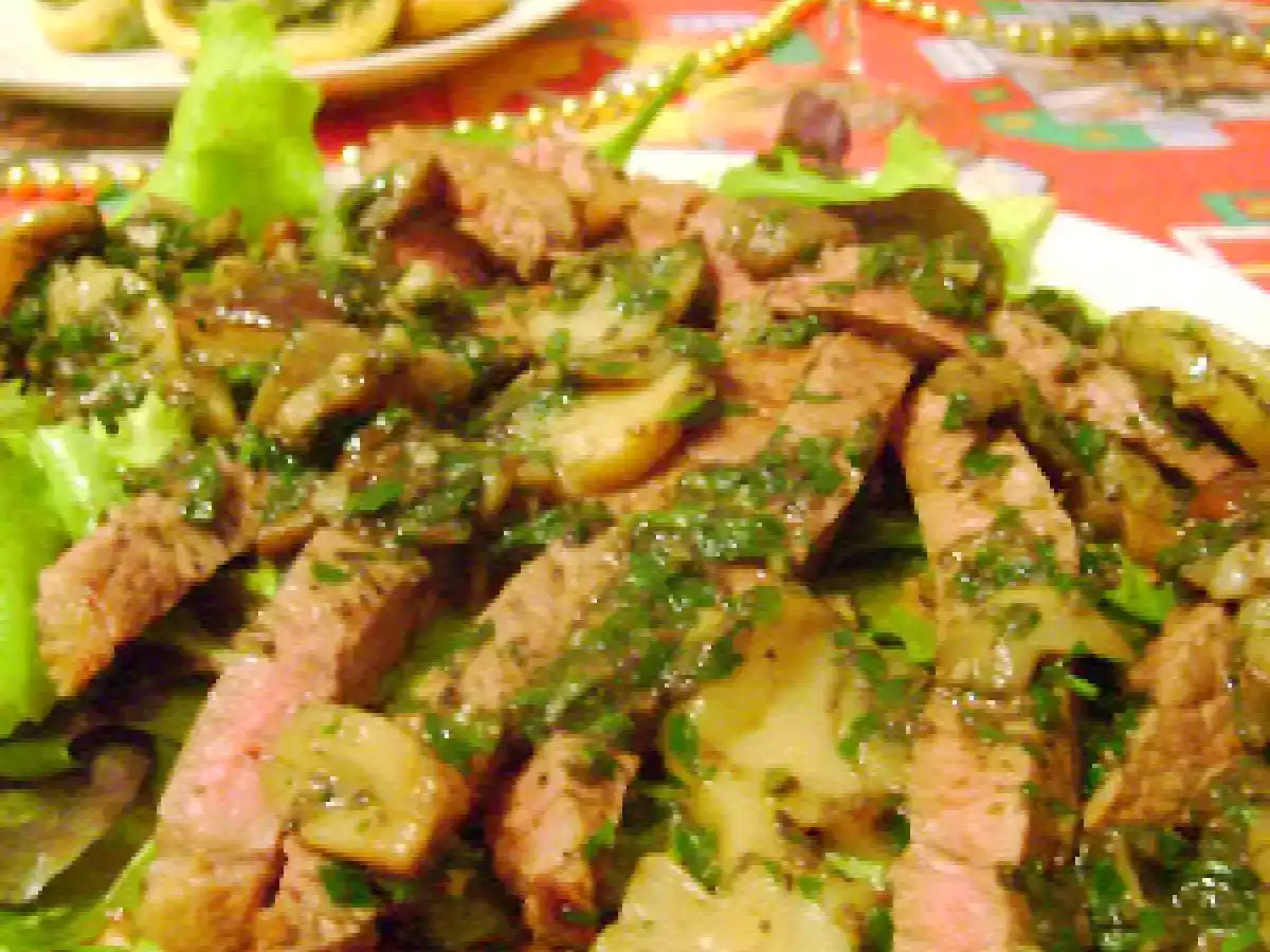 Recetas para las Fiestas: Carnes a la Italiana, la Tagliata (con Funghi). - foto 2