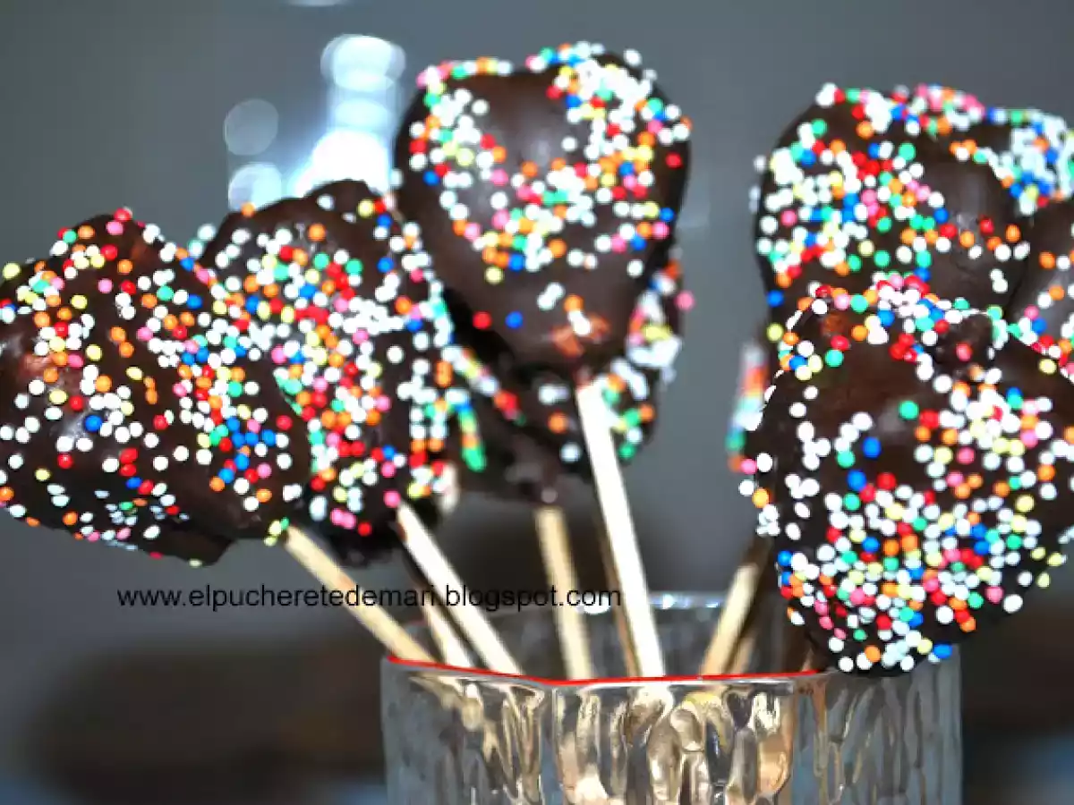 Recetas para san valentín: piruletas de corazón