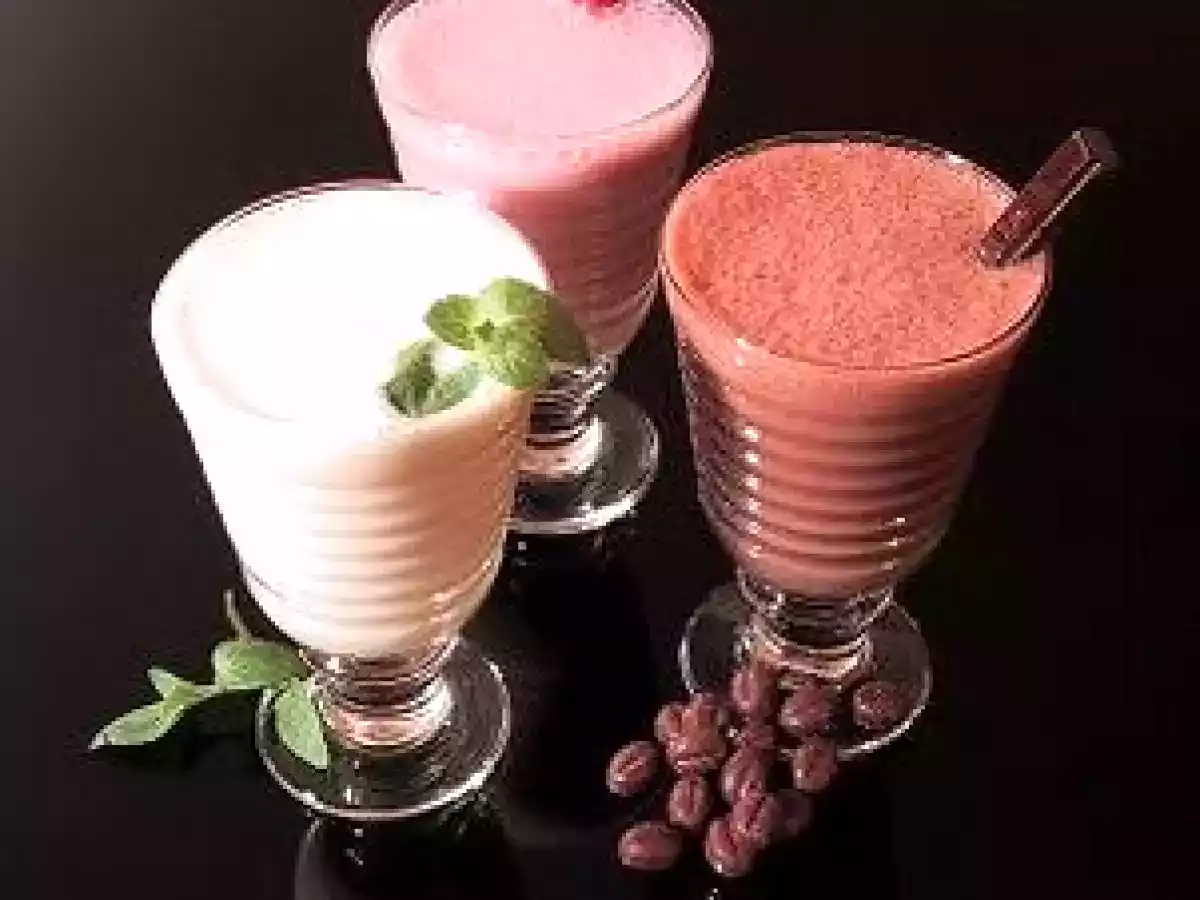 Recetas Postre Facil Milkshake de Frutas