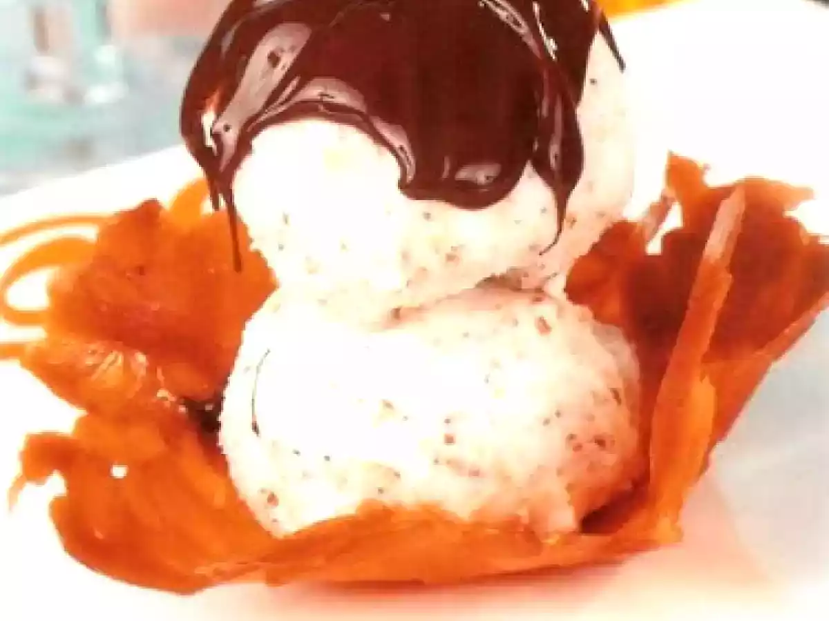 Recetas Postres Helado de Turron