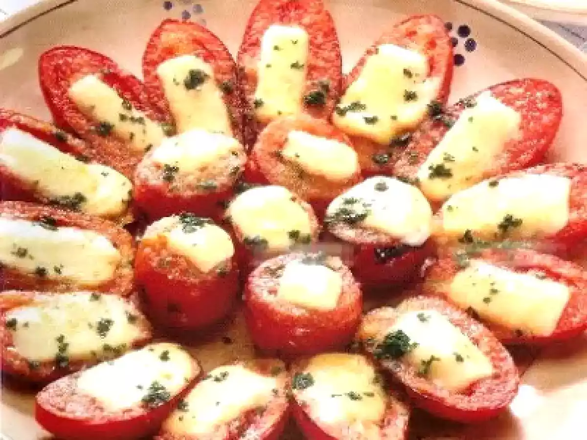 Recetas Tomates Gratinados con Queso