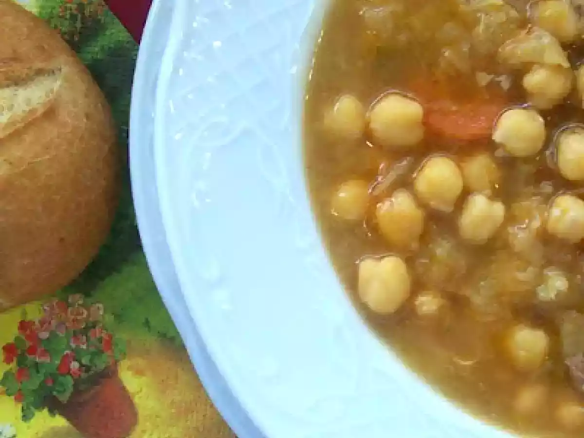 Recetas Vegetarianas Garvanzos con Verduras