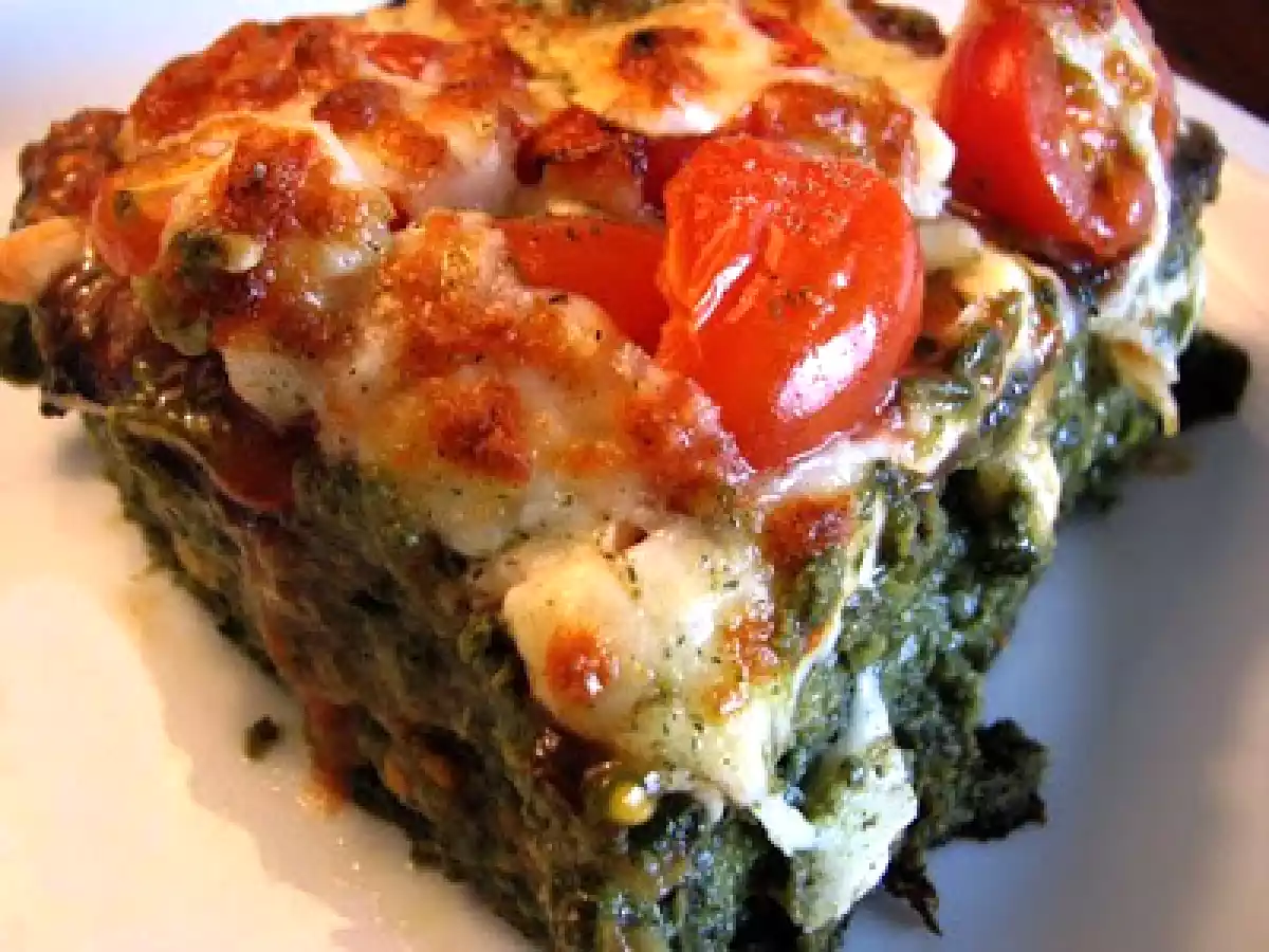 Recetas Vegetarianas Pastel de Espinacas
