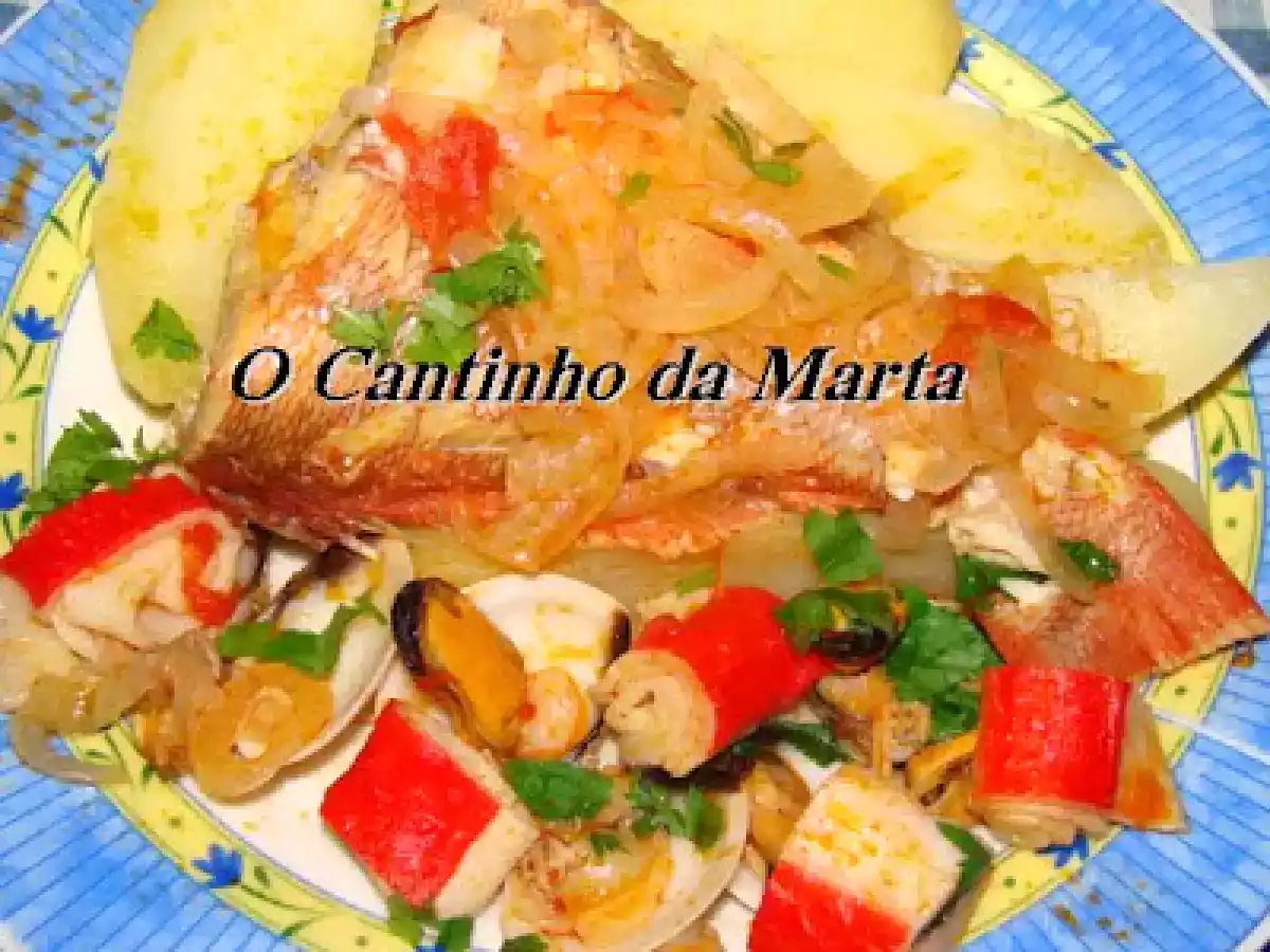 Red Fish Estufado com Marisco