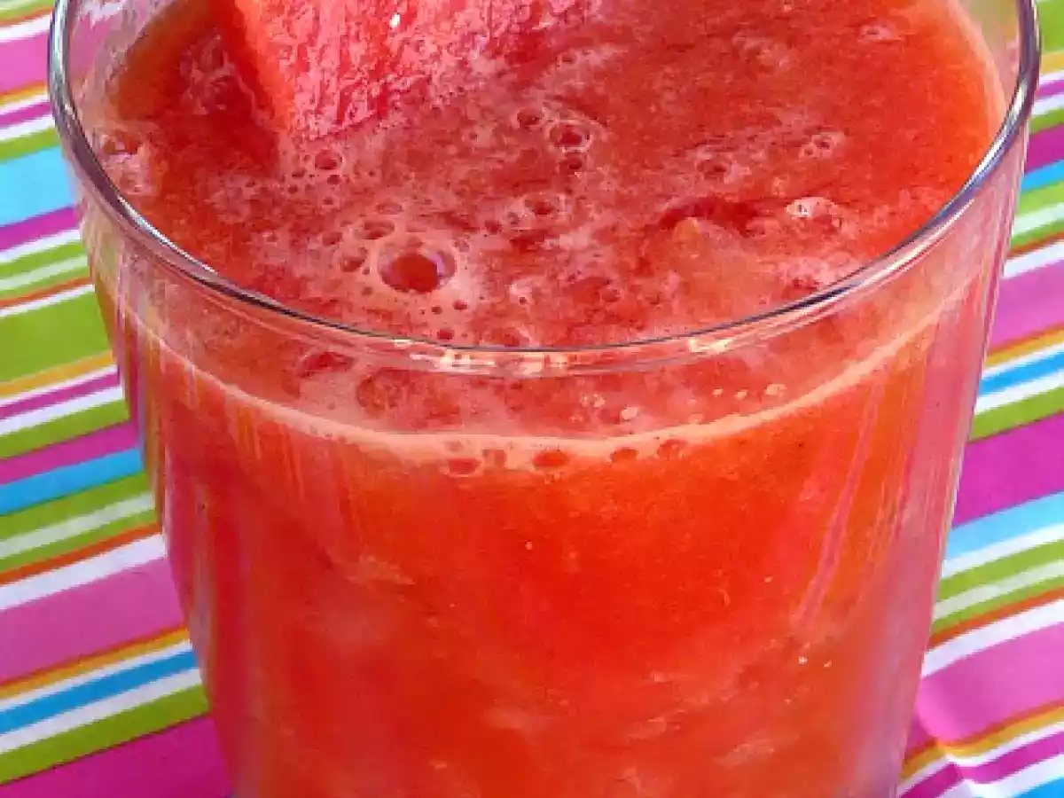 Refresco de verano: sandía y naranja