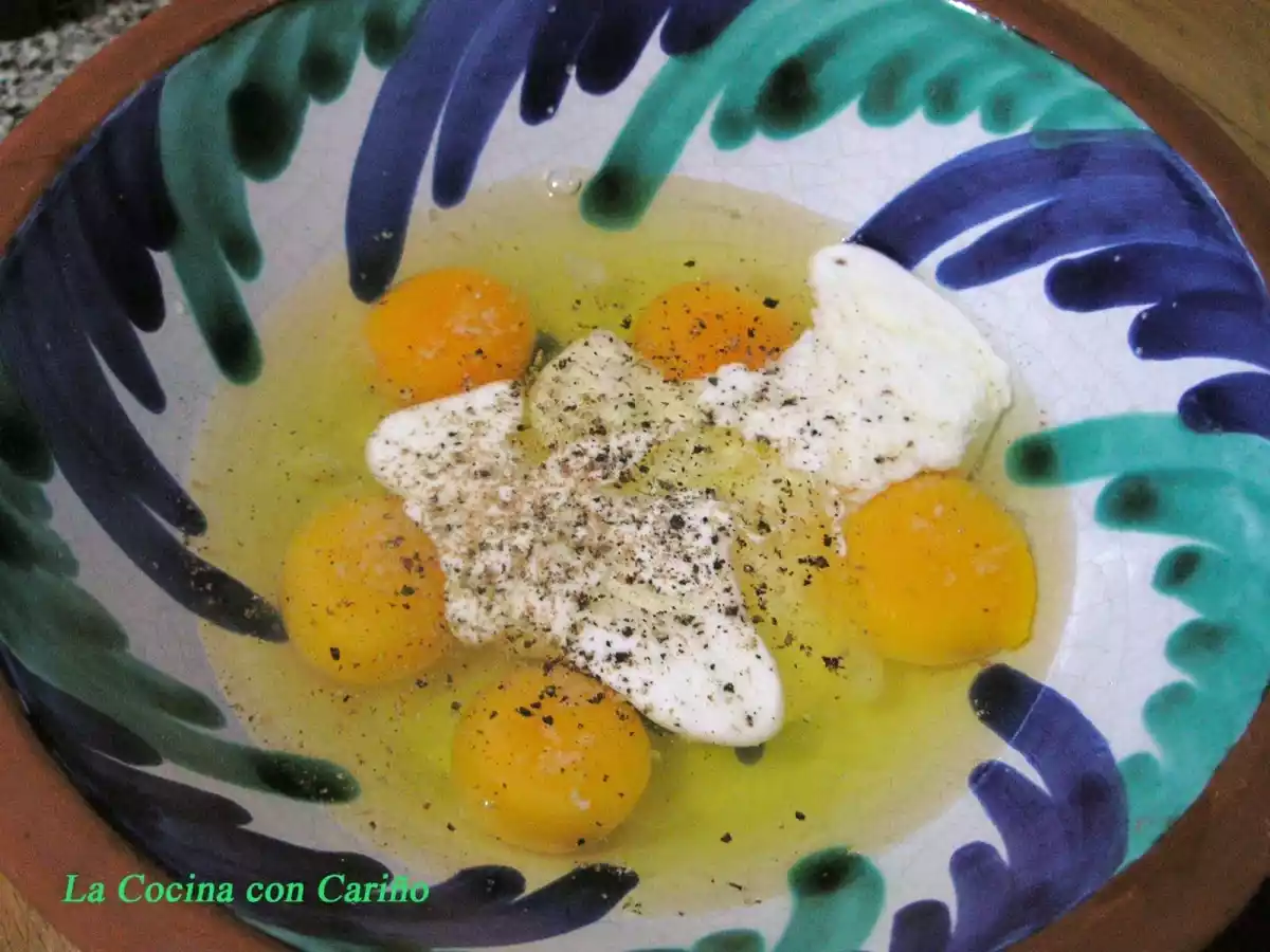 Revuelto con quesos y papas a lo pobre - foto 5