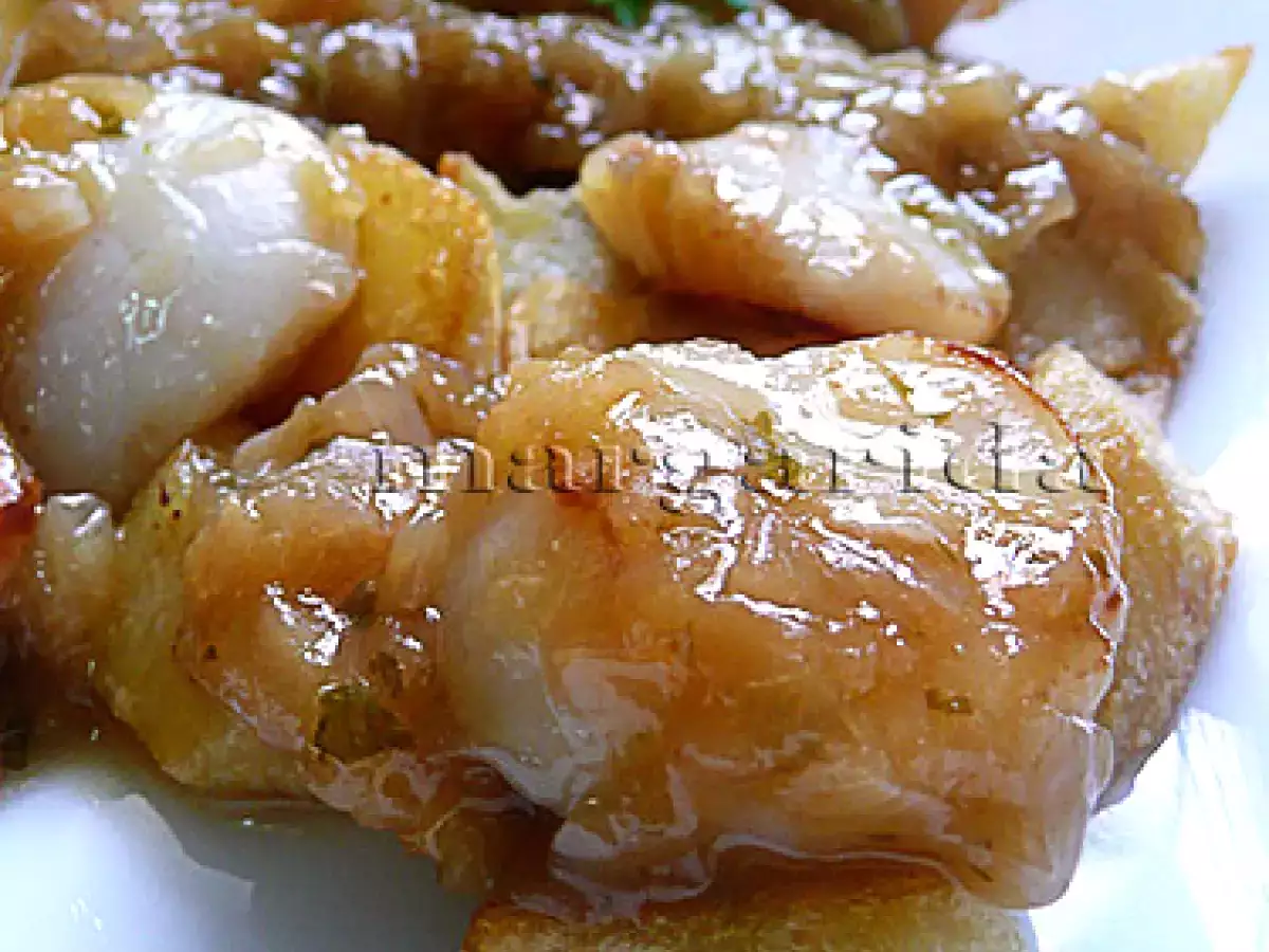 Revuelto de patatas con vieiras - foto 4