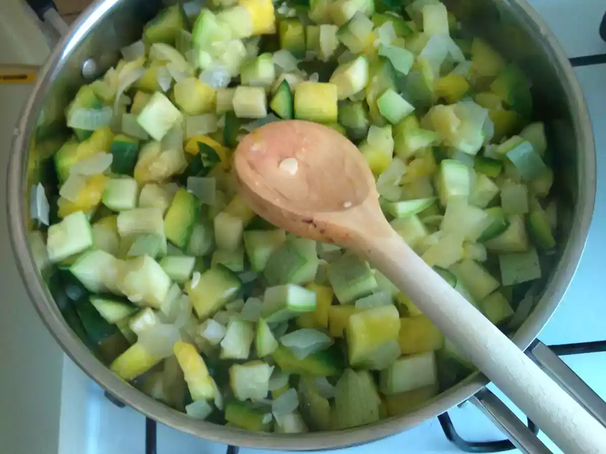 Revuelto de Zapallitos y Calabacín Zucchini