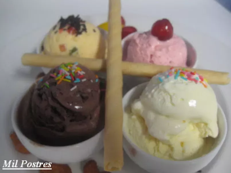 Ricos helados: Fresa, Tutti Frutti, Chocolate y Vainilla - foto 4
