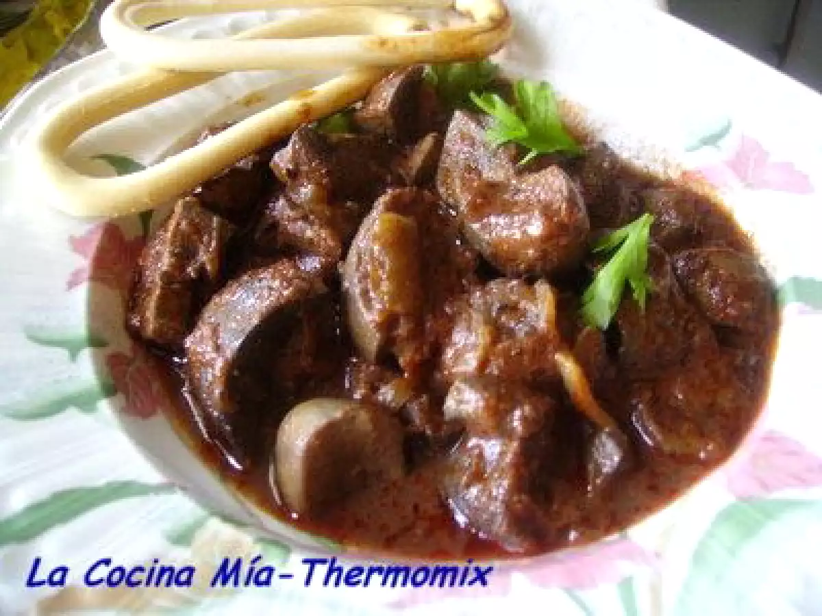 Riñones En Salsa Bolognesa - Thermomix