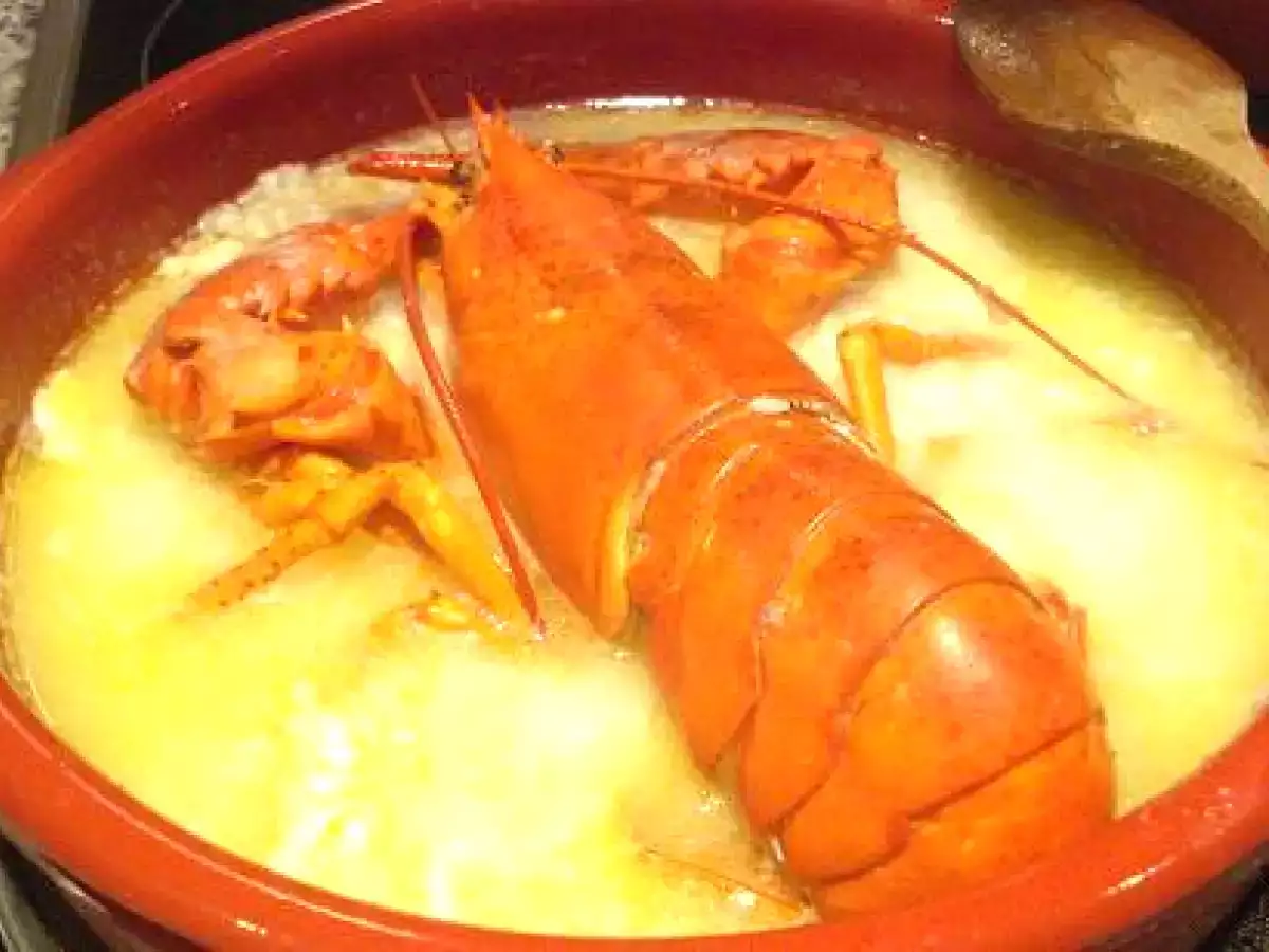 Risotto con bogavante y almejas - foto 2