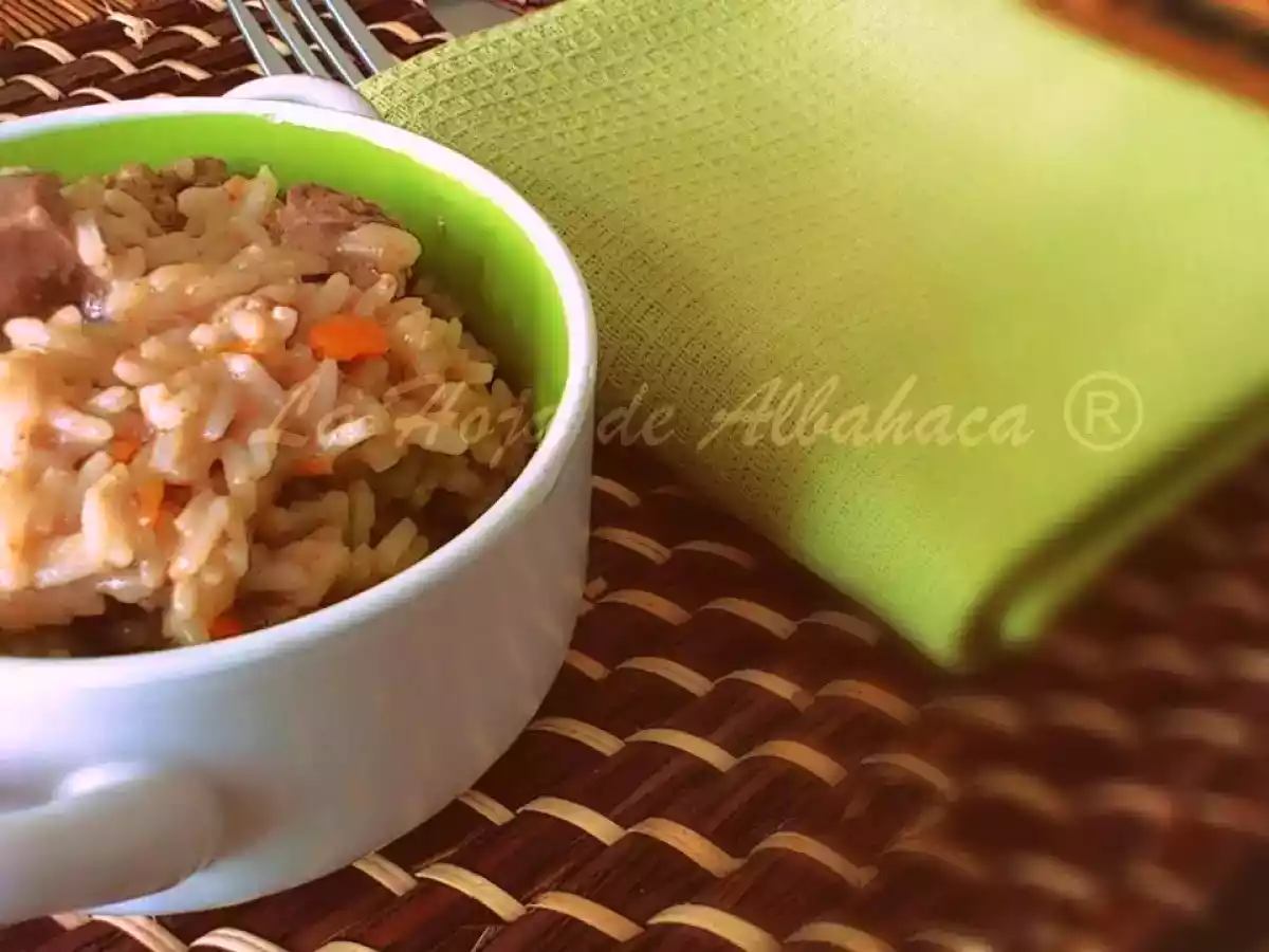 Risotto con higaditos - Risotto ai fegatini