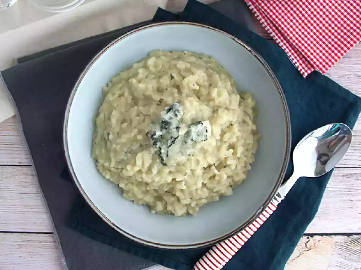 Risotto con roquefort - foto 2