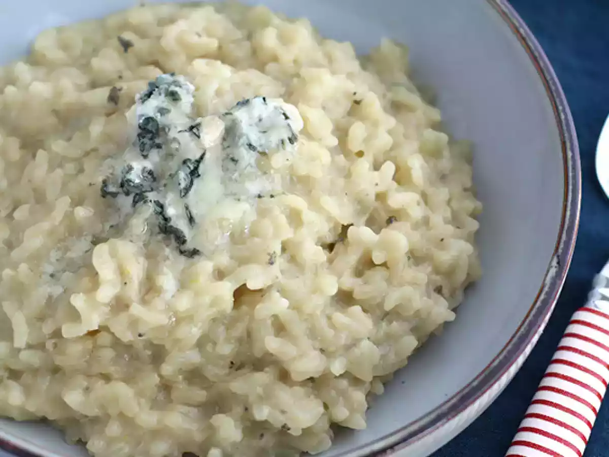 Risotto con roquefort - foto 3