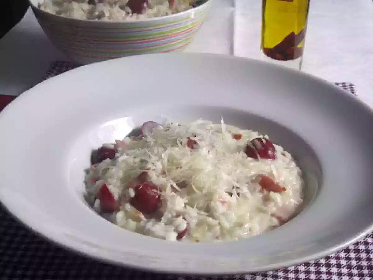 Risotto con Uvas