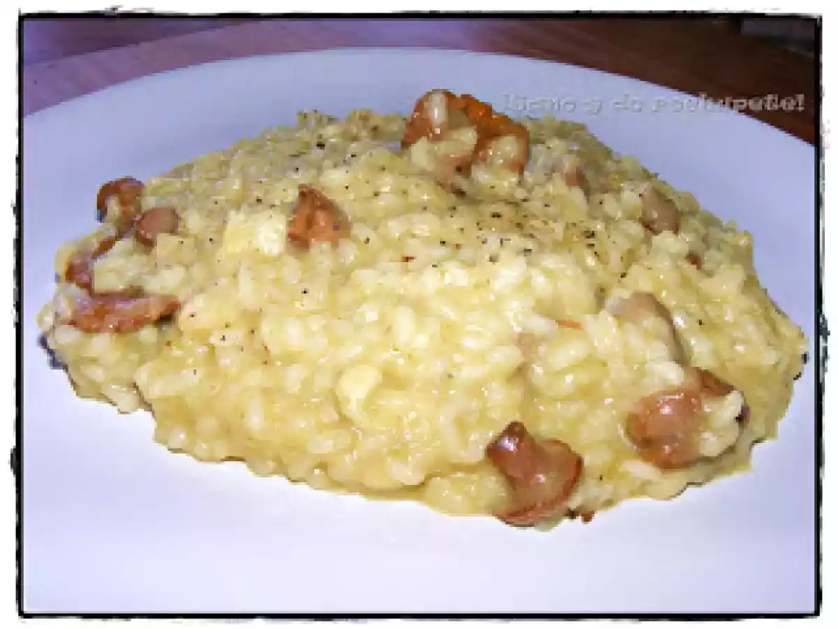 Risotto de calabacín, rábano y setas - foto 2