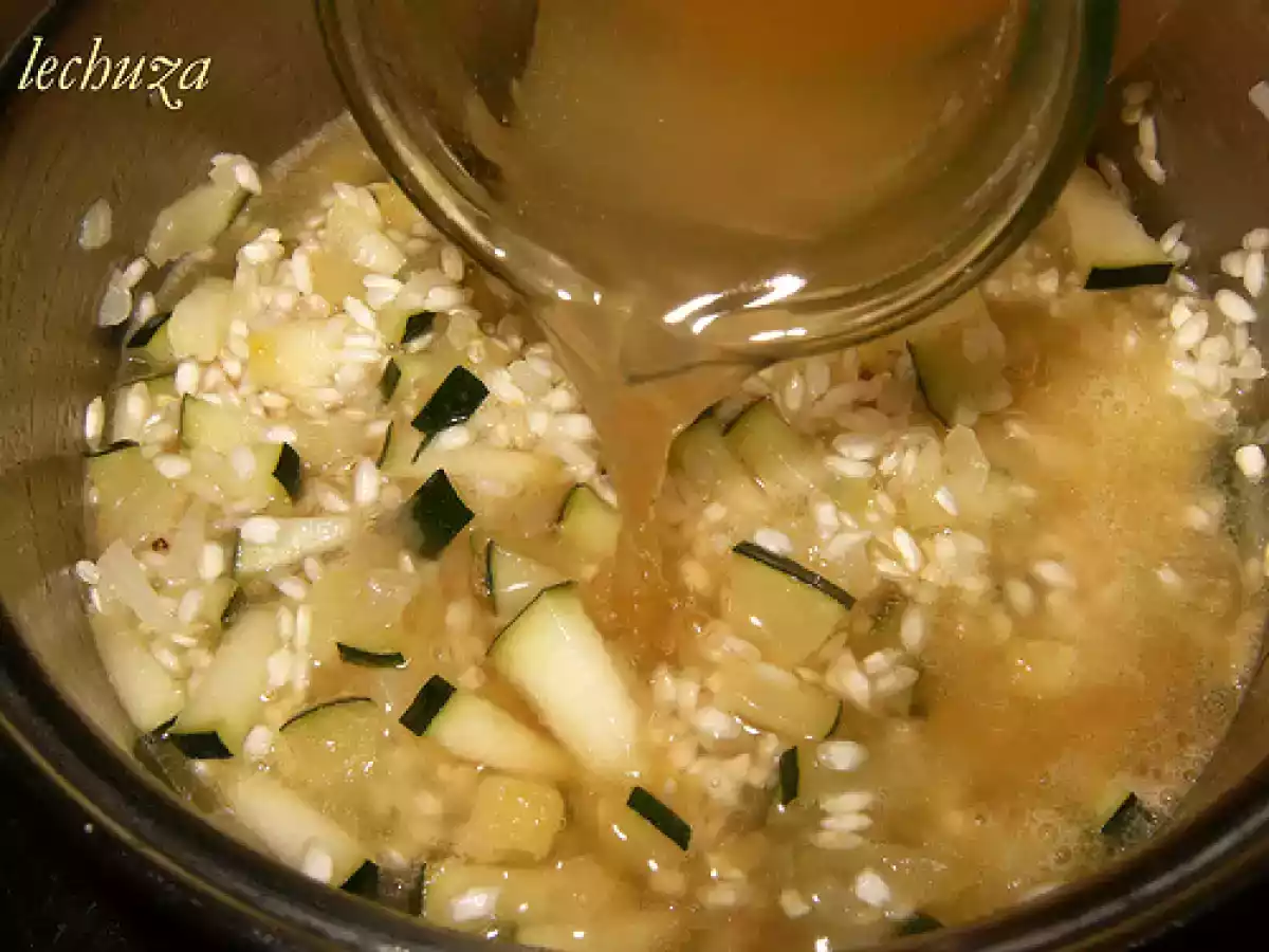 Risotto de calabacin y mascarpone - foto 3